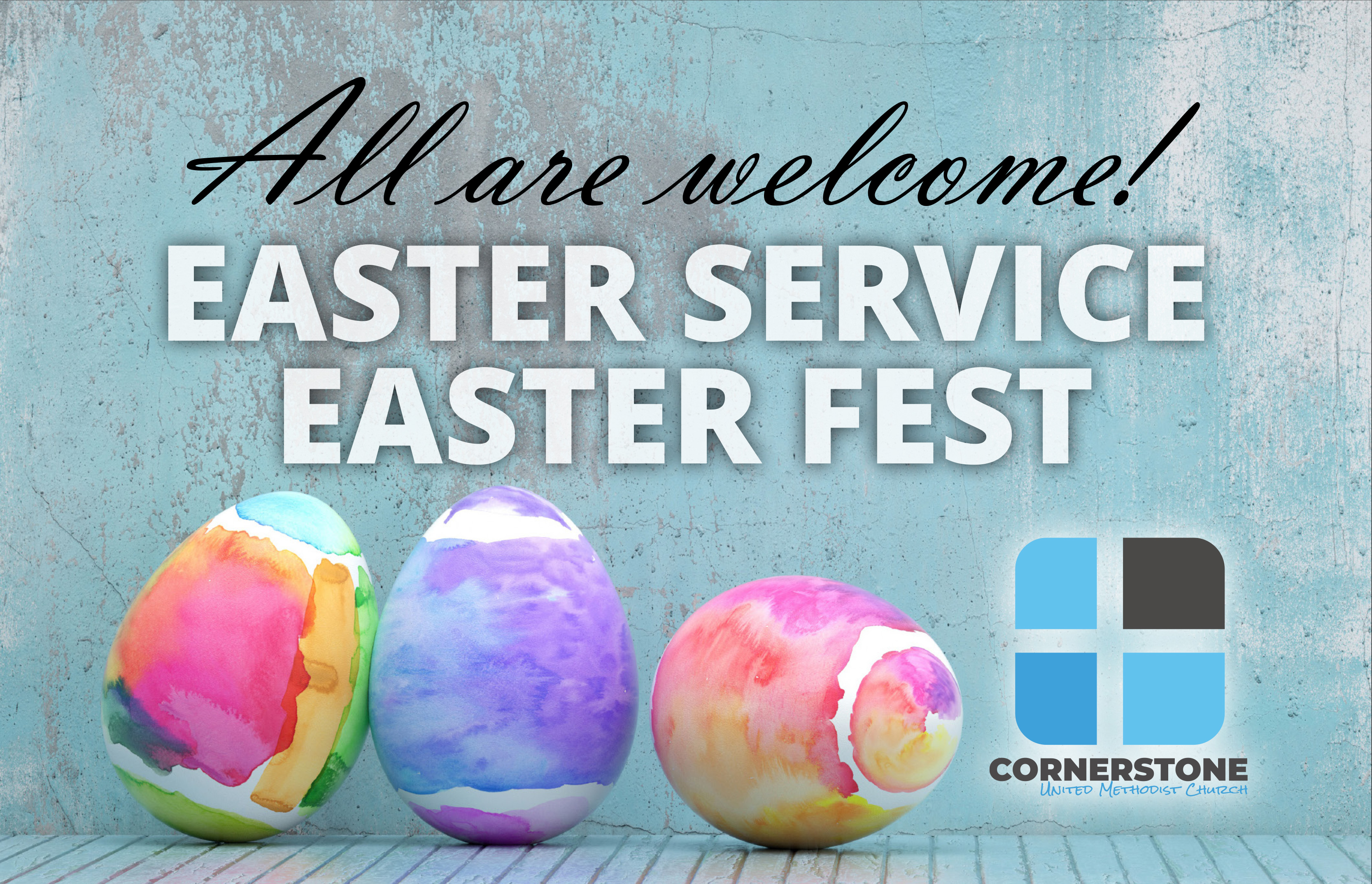 Cornerstone United Methodist Church EASTER EVENTS