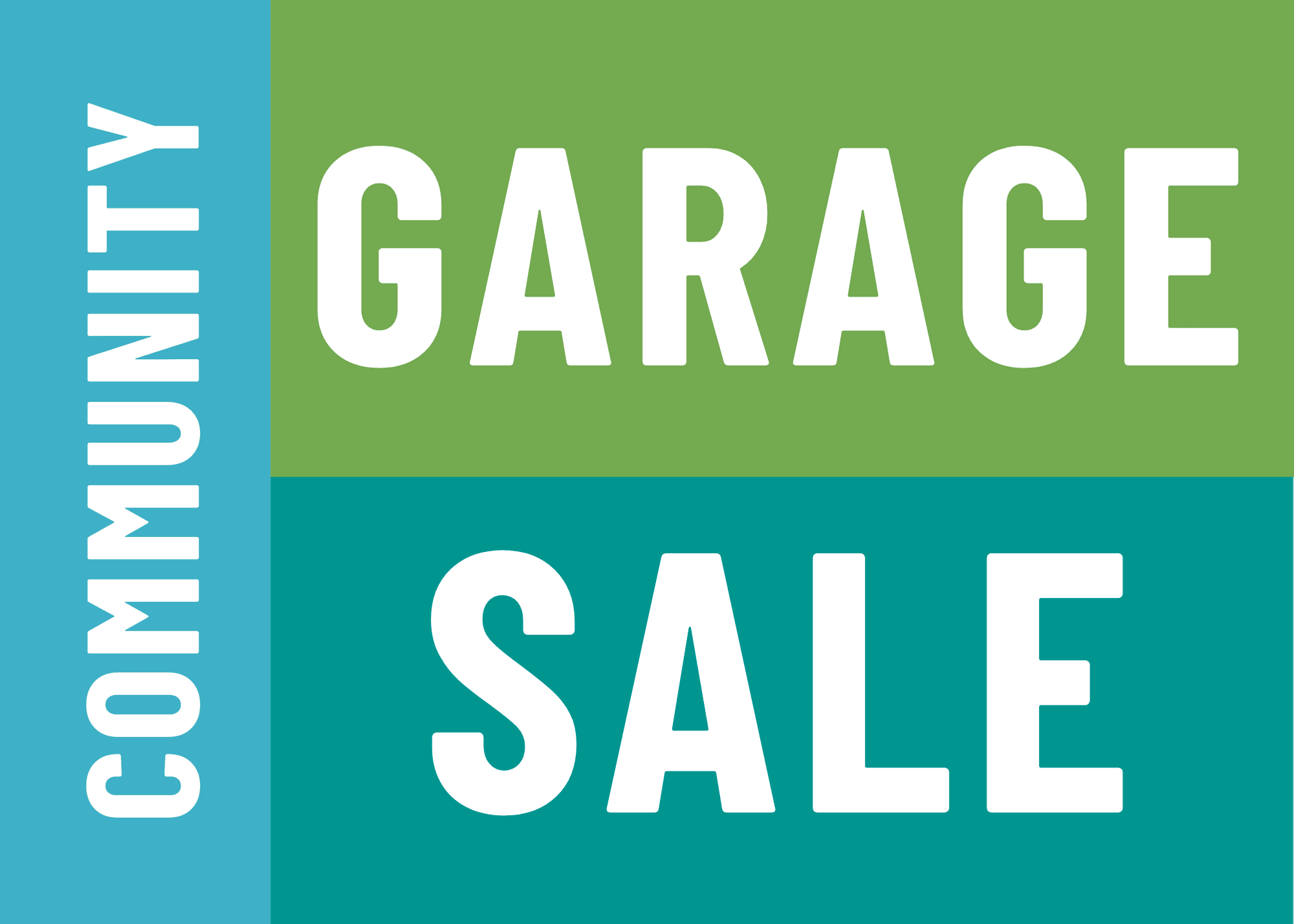 Cinco Ranch II Community-Wide Garage Sale: Declutter, Sell & Shop on April 12, 2025
