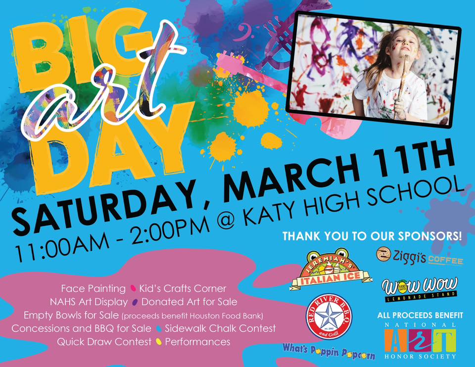 Katy High School's BIG ART DAY