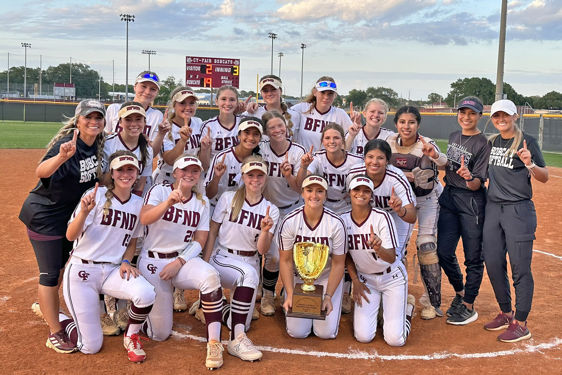 Bridgeland, Cy-Fair, Langham Creek Win Softball District Titles; Six Teams Enter Playoffs