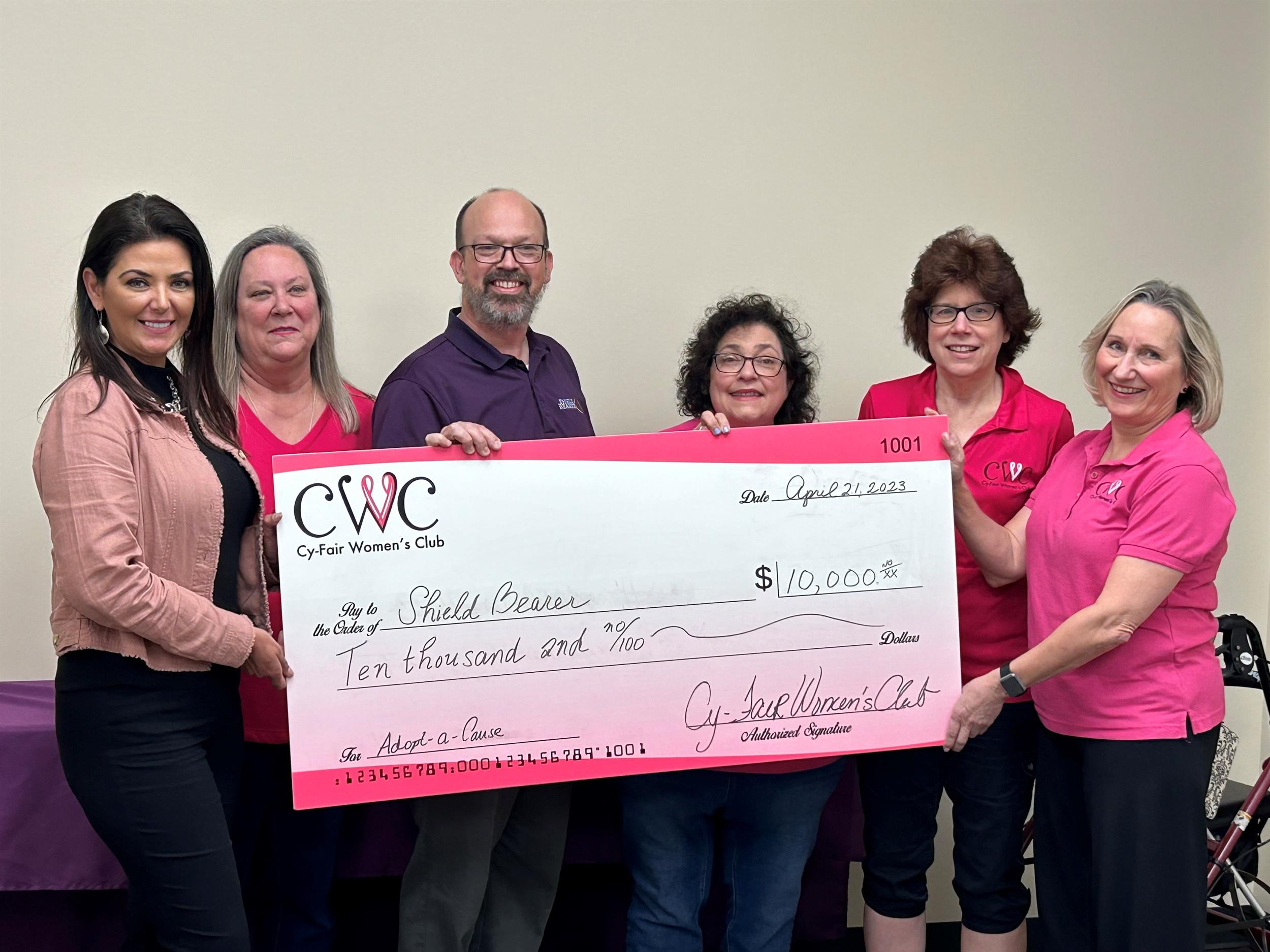 Cy-Fair Women's Club Announces Adopt-A-Cause Recipient