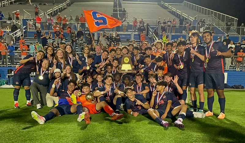 Seven Lakes High School Boys Soccer Clinches State Championship