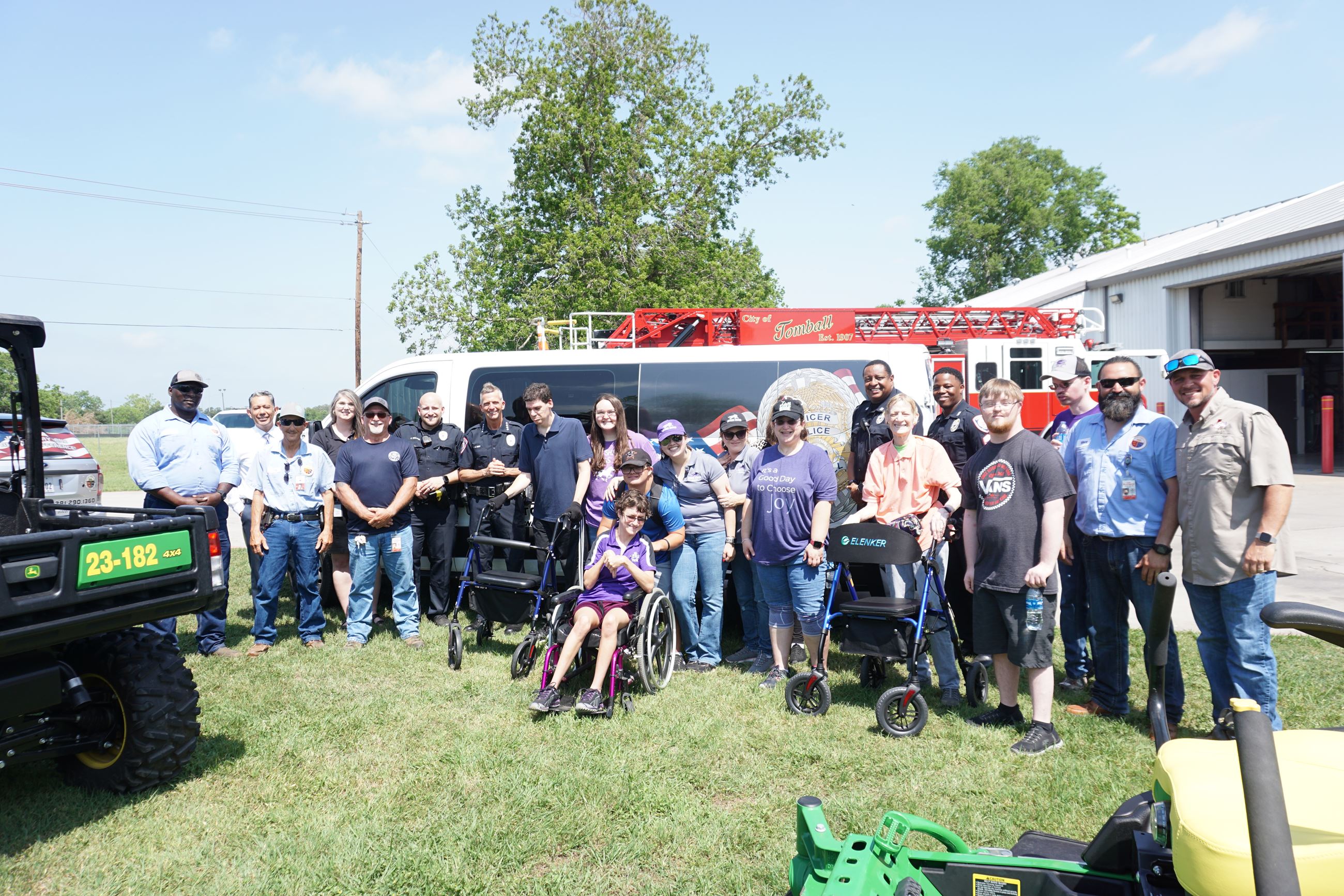 JoyRide Center Prep Day Program Explores Tomball Fire Station