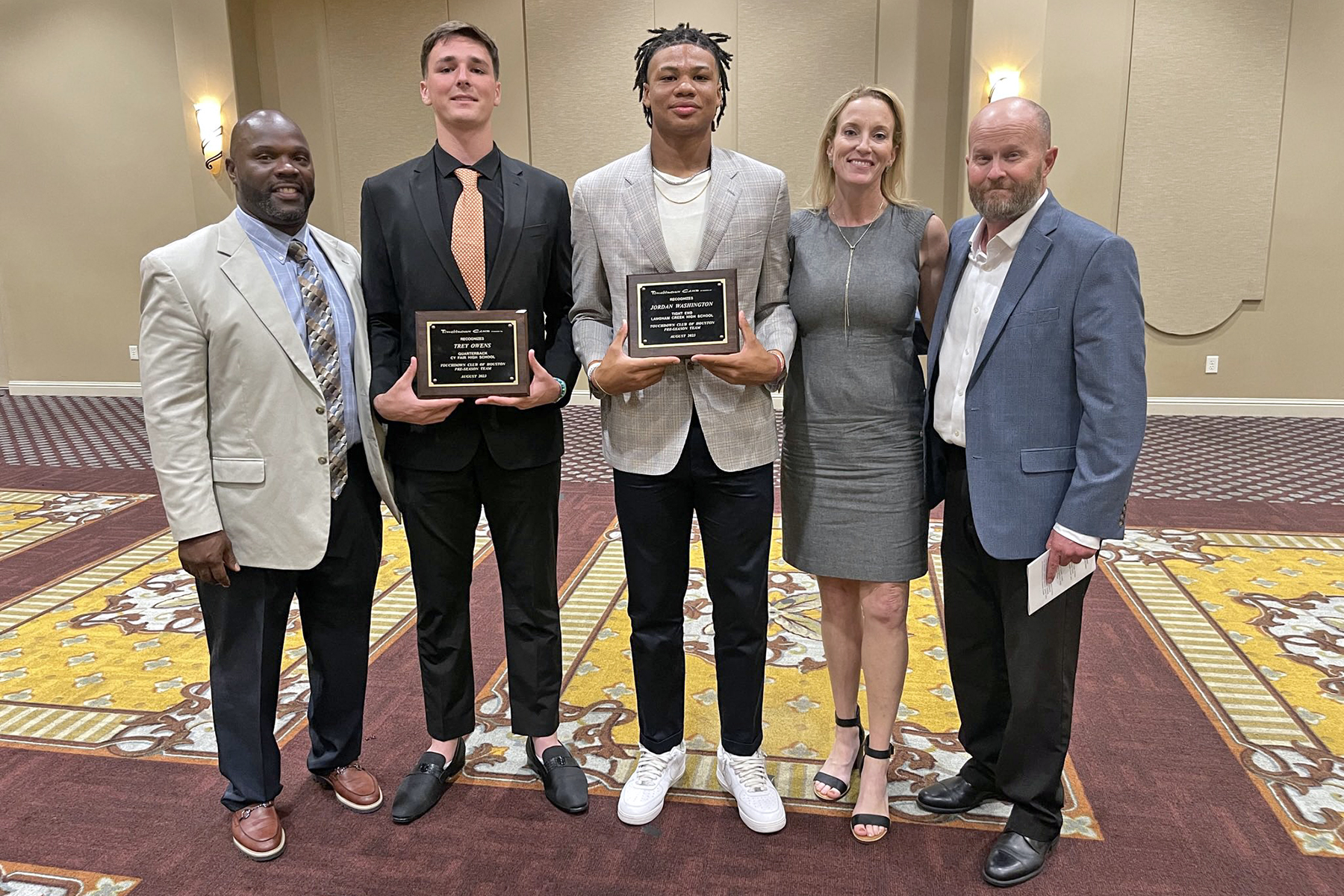 CFISD Football Players Named to Touchdown Club Preseason Football Team
