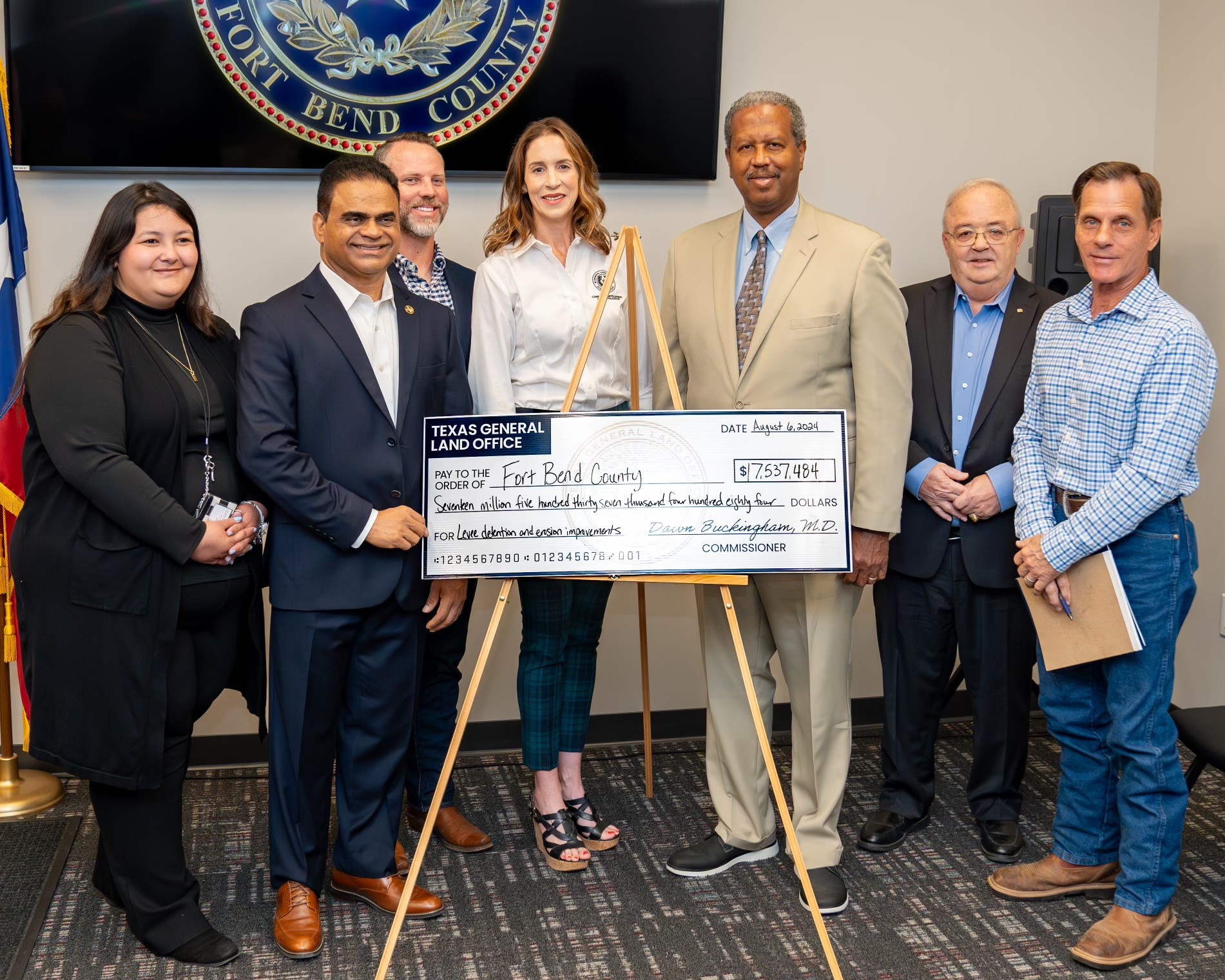 Fort Bend County Secures Over $17 Million in Mitigation Funding from Texas General Land Office