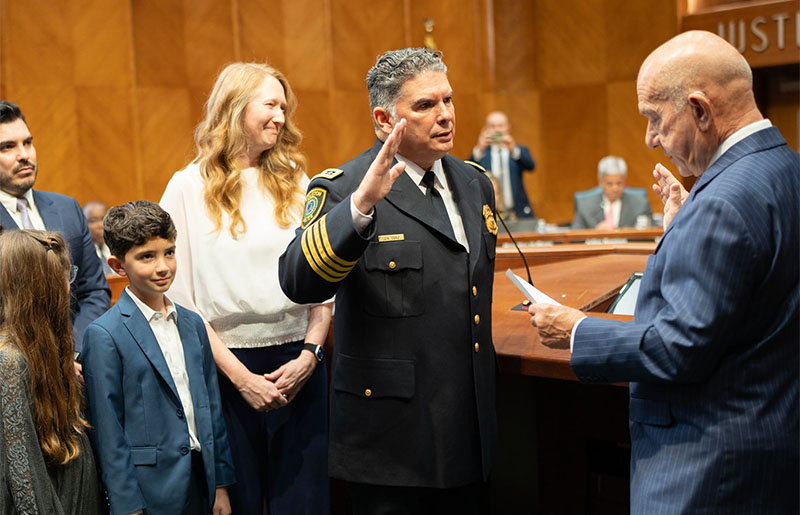 Mayor Whitmire, City Council Appoint J. Noe Diaz as Houston Police Department Chief of Police