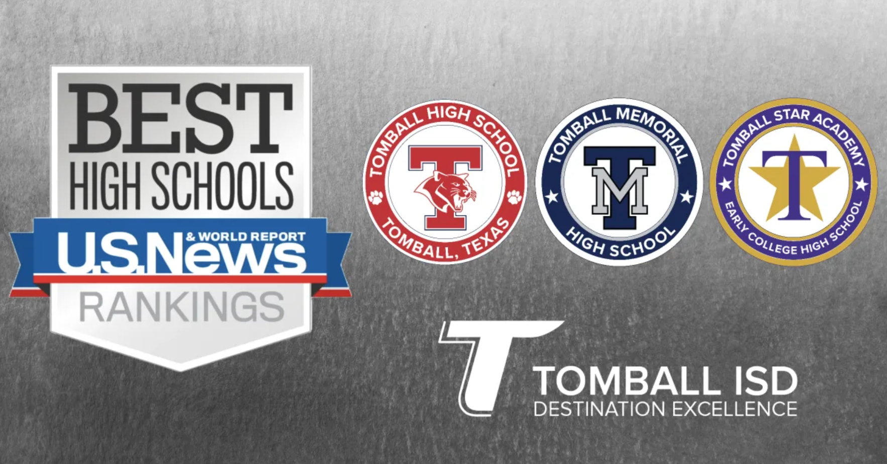 All Three Tomball ISD High Schools Ranked in Top 10% Nationwide by U.S. News & World Report