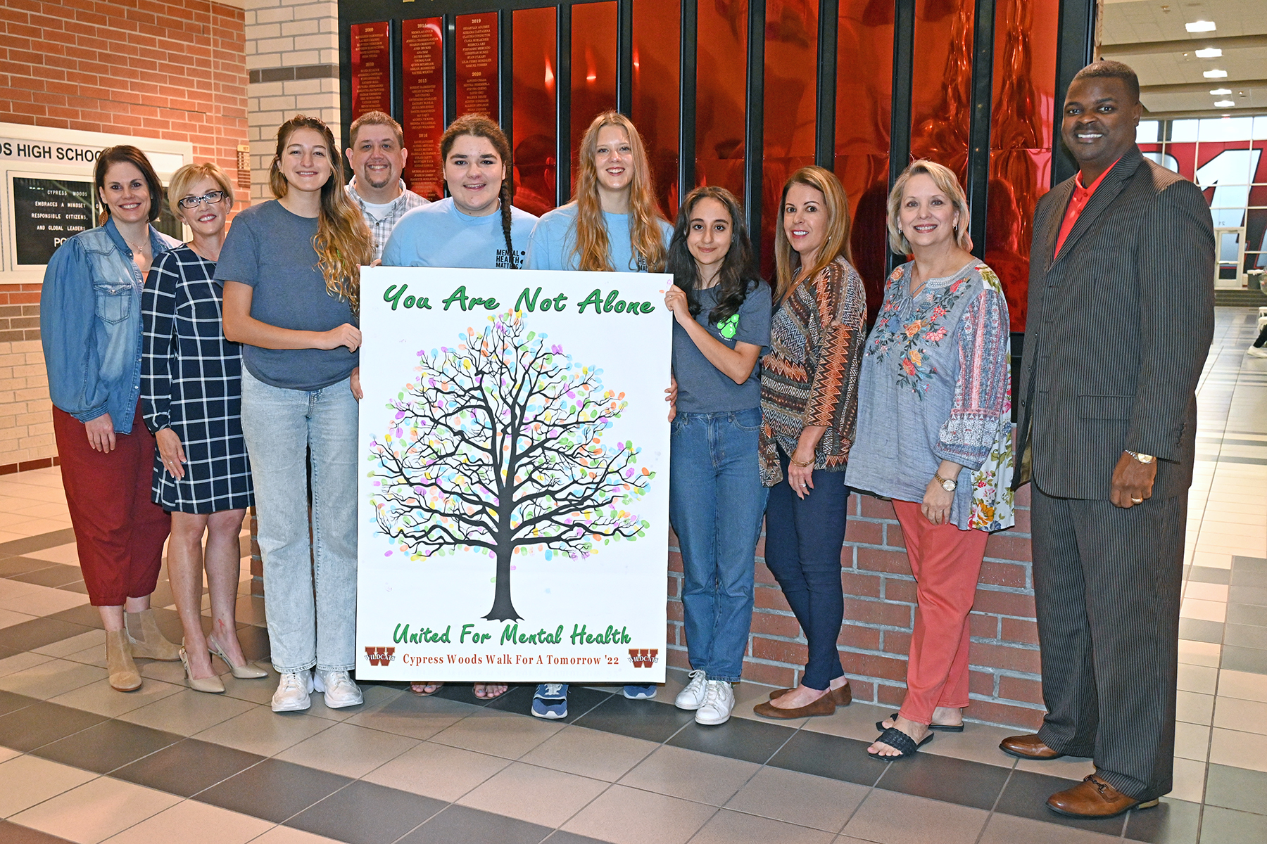 Cy-Woods HS Wildcat Mental Health Alliance Wins TxSSC Award