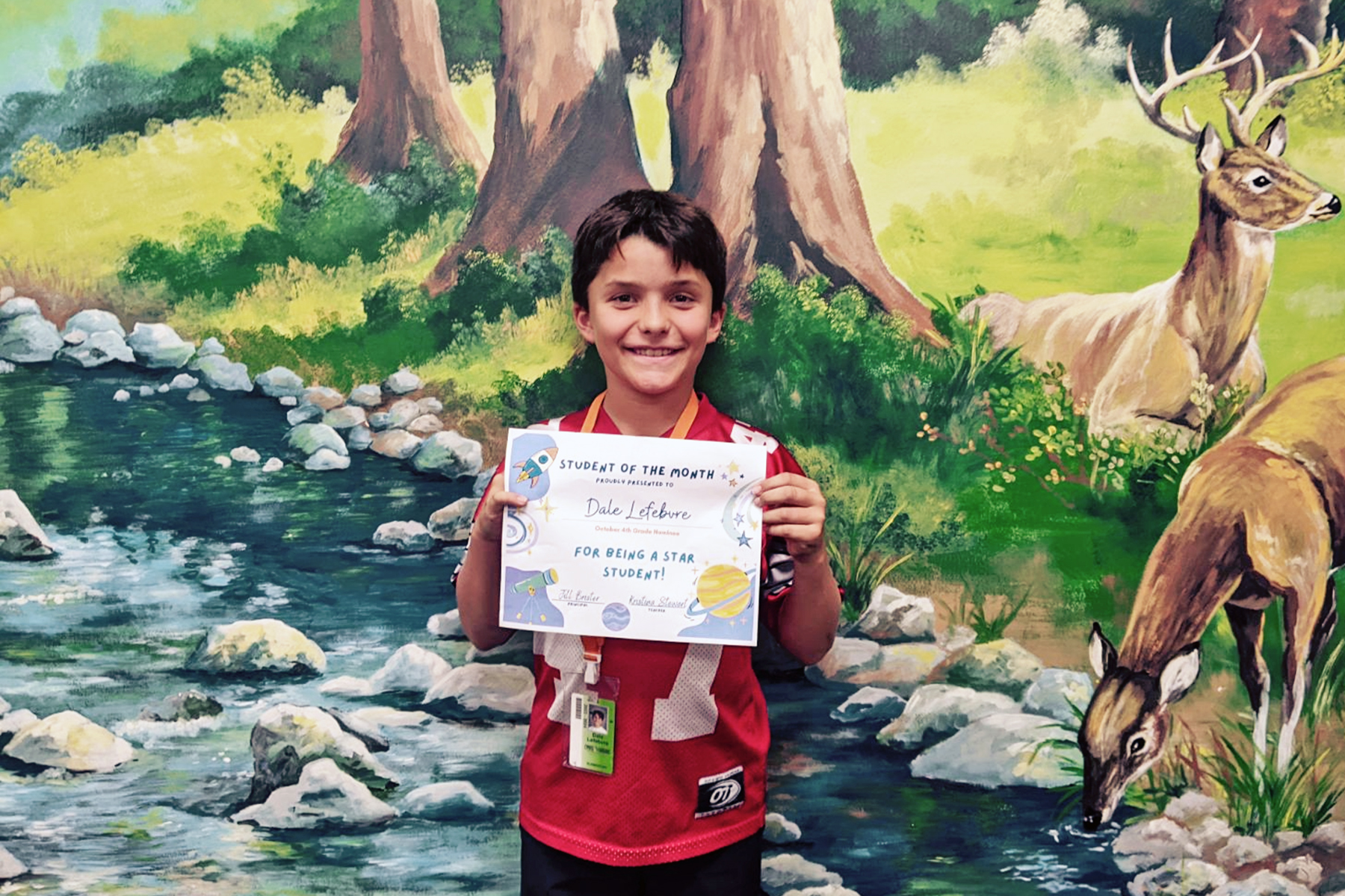 Lamkin Elementary Student Named CFISD Student of the Week