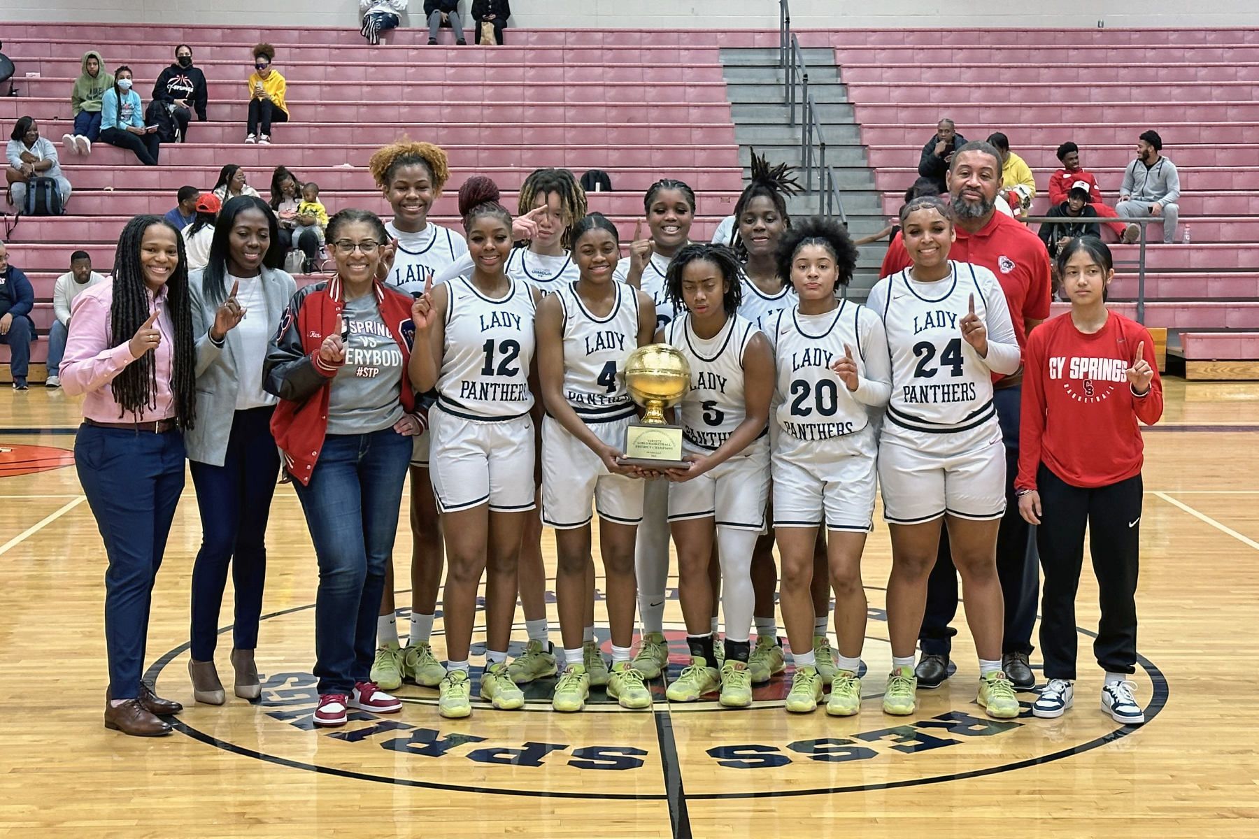 Cy-Springs Wins Girls' Hoops Title; 7 Teams Enter PlayoffsÂ