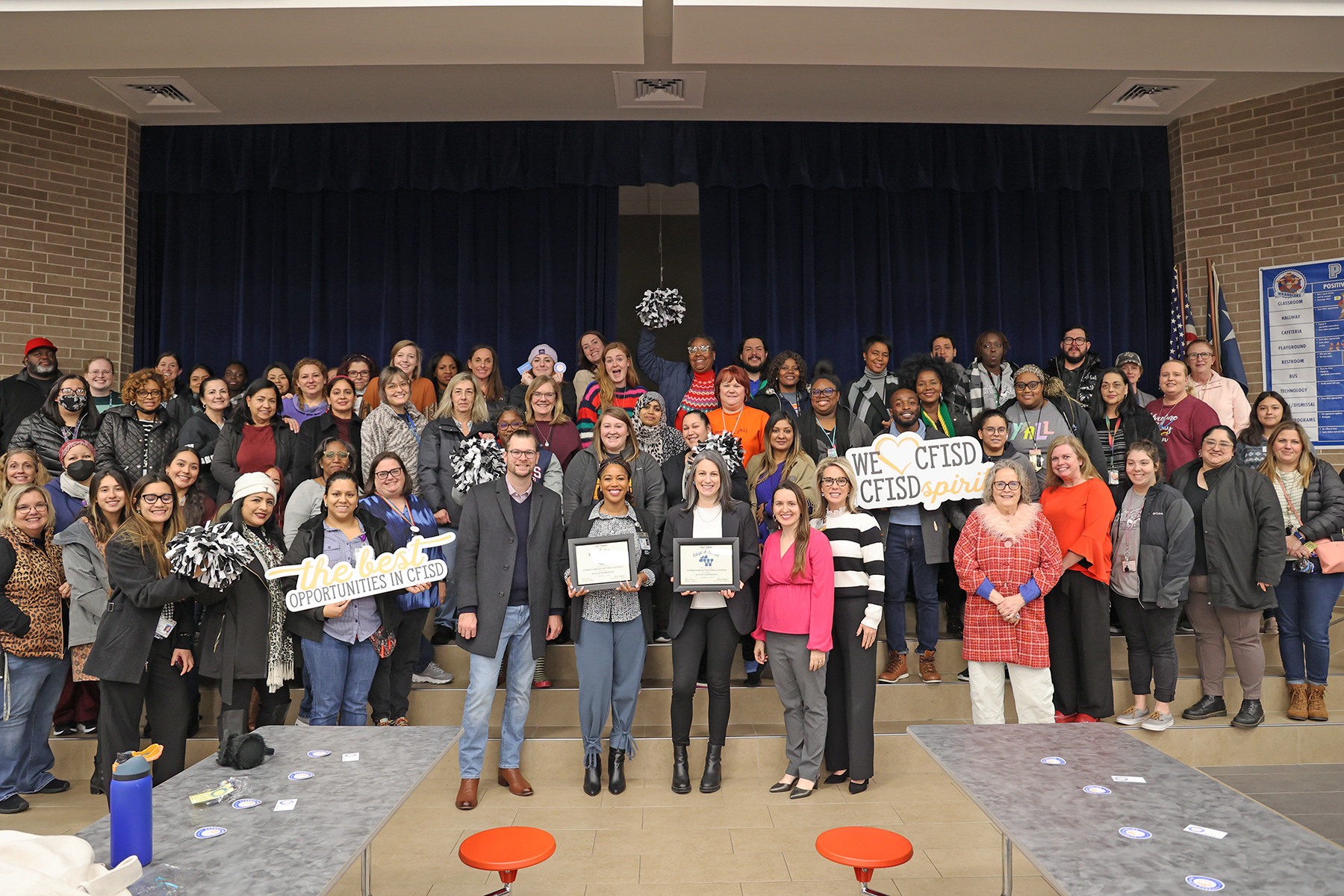 Wilson ES, Cypress Families for Public Schools Establish Adopt-a-School Partnership