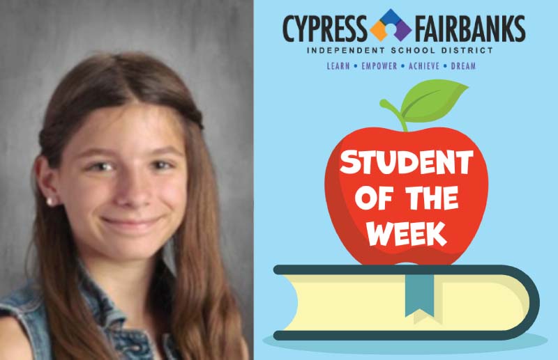 CFISD Student of the Week: Aidan Podvin Â