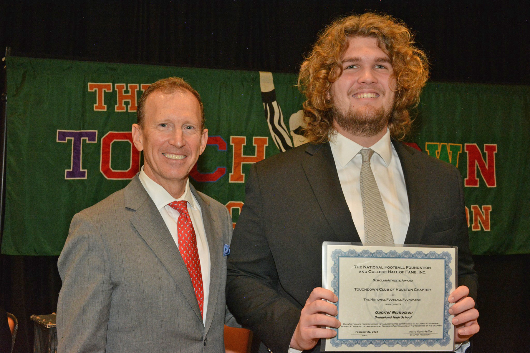 CFISD Standout Honored as TD Club Football Scholar-Athlete Award Finalist