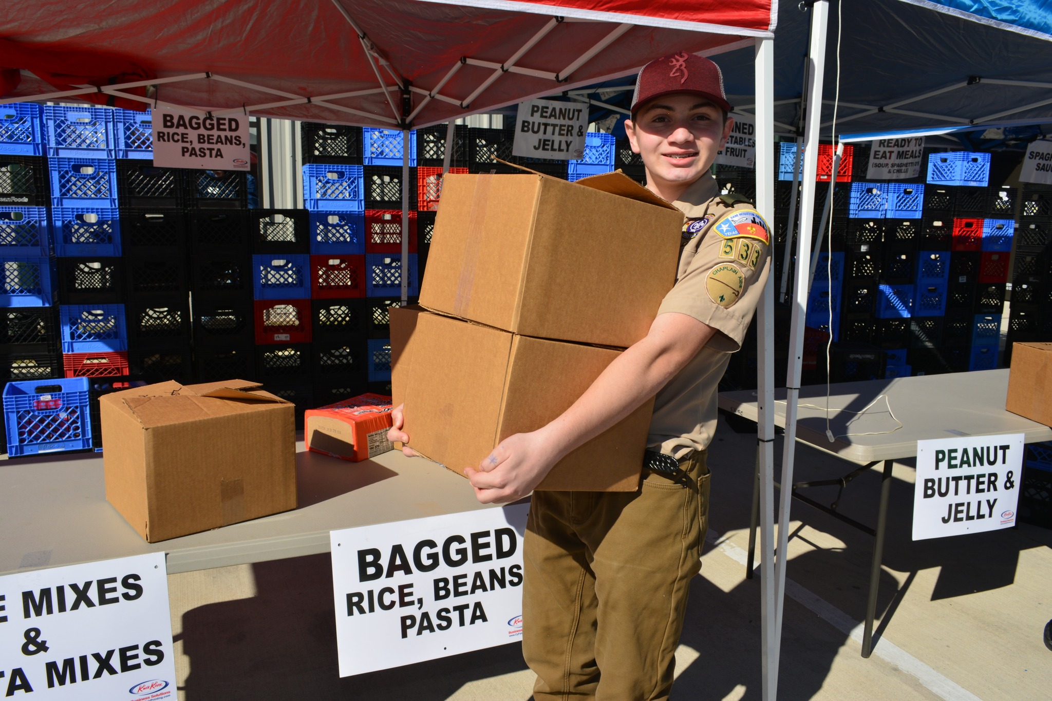 Big Cypress District Collects 35,000 Pounds of Food for Souperbowl of Caring