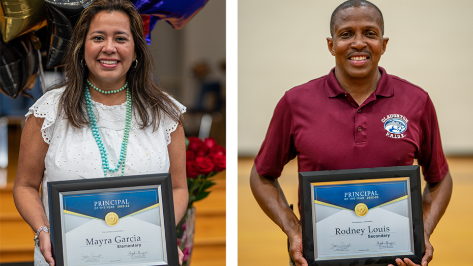 Cooper ES and Claughton MS Principals Named 2023 Principals of the Year