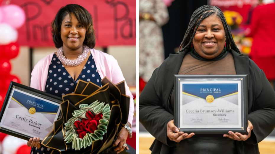 Principals at Jenkins ES, Roberson MS Named Spring ISD's Principals of the Year