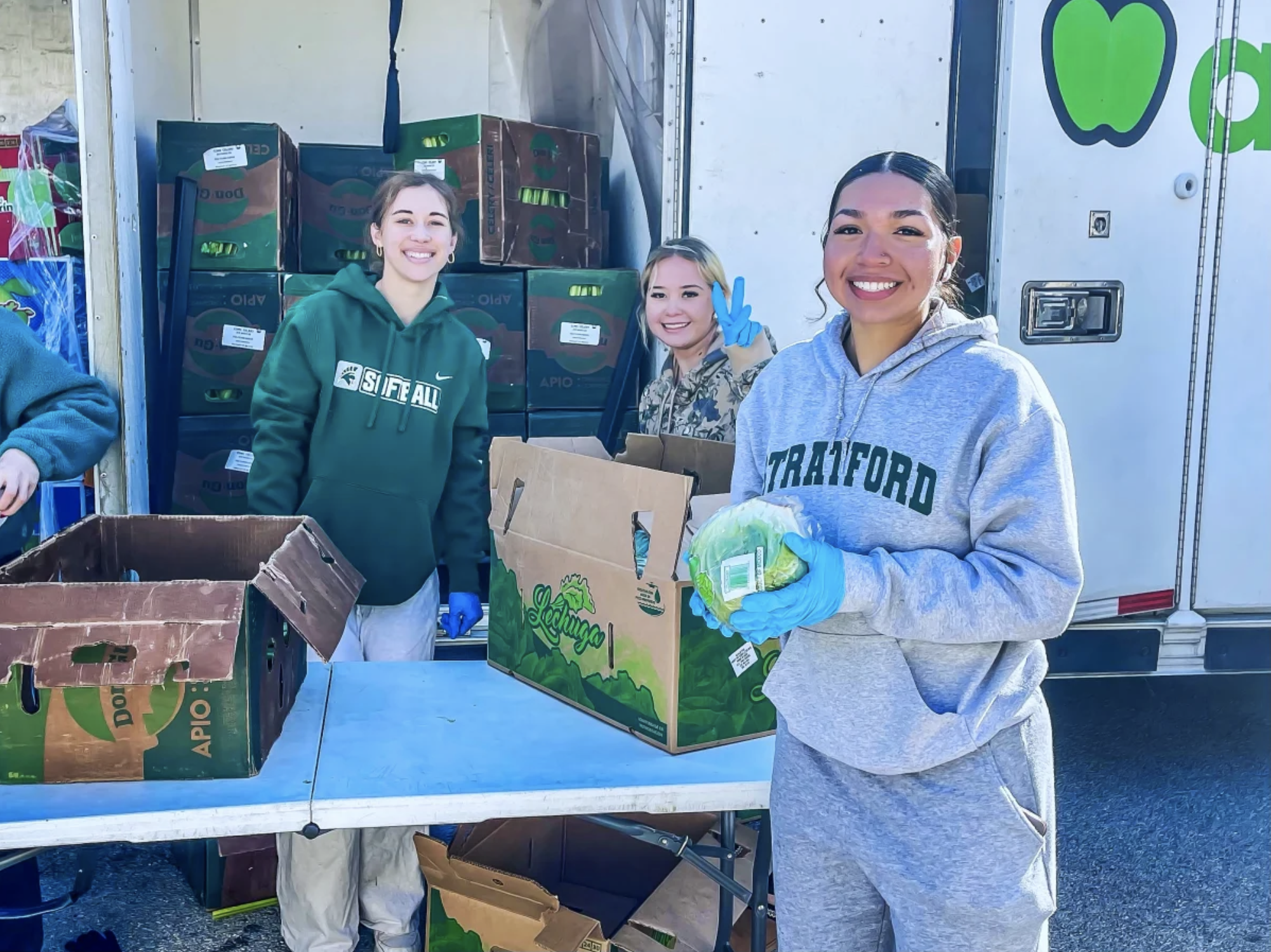 Stratford Spartan Softball Team Steps Up to Bat for Community