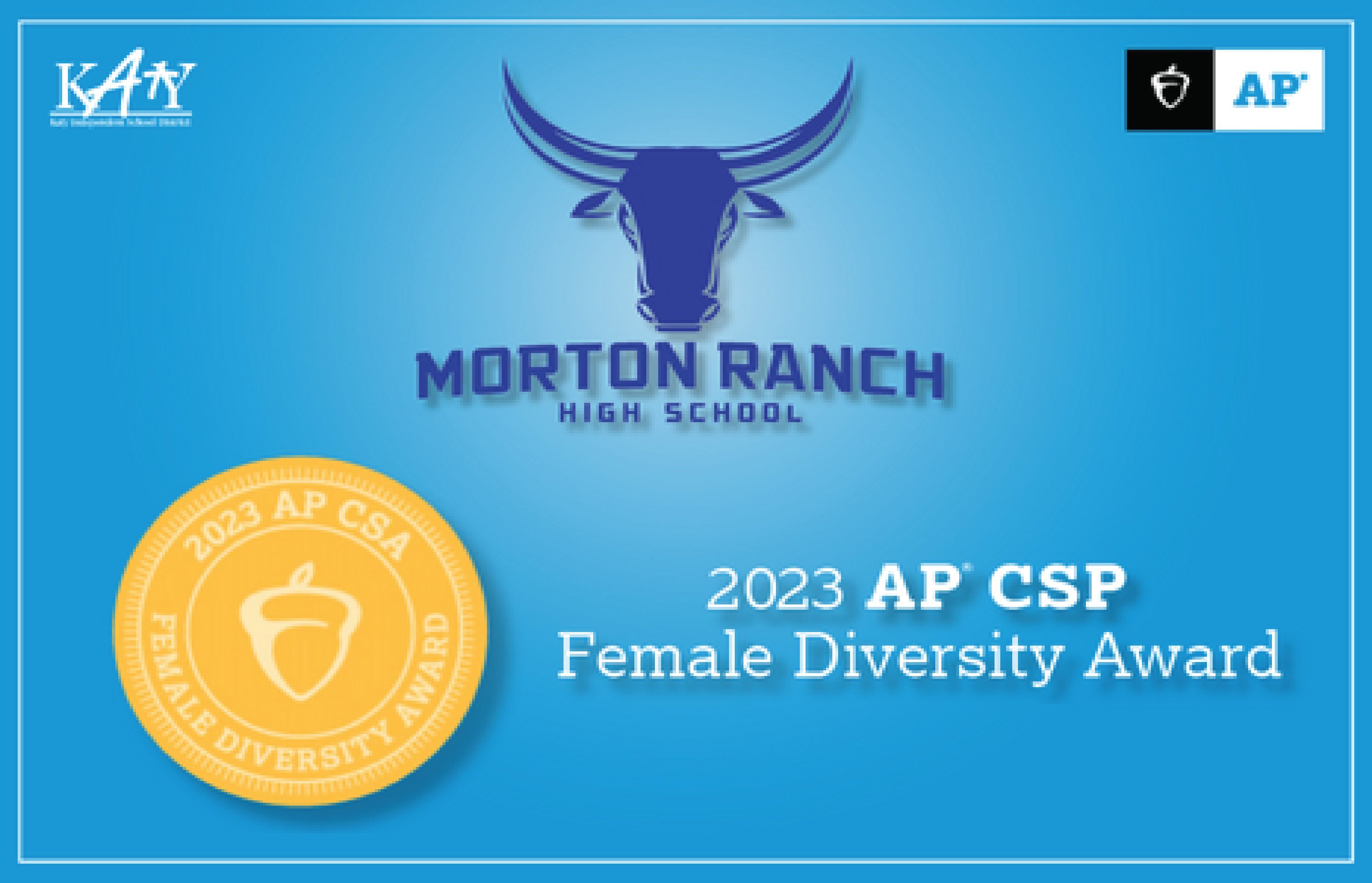 Morton Ranch High School Earns College Board’s AP Computer Science Female Diversity Award