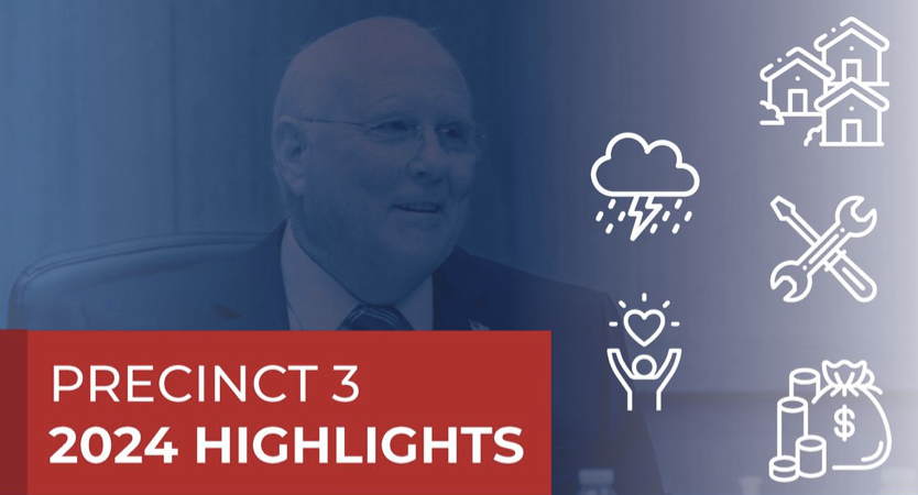 Harris County Precinct 3’s 2024 Highlights: Safer Neighborhoods, Improved Infrastructure, and Community Growth