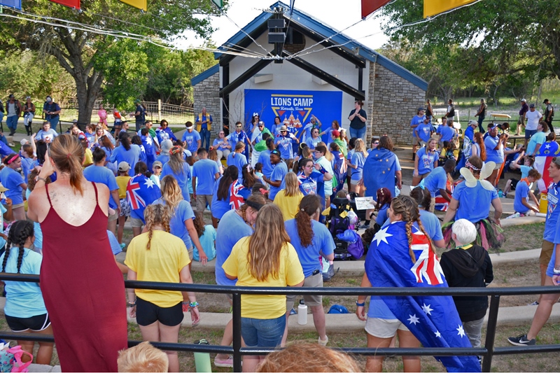 Tomball Lions Club Visits Texas Lions Camp