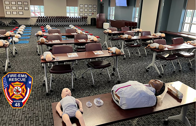 Learn to Save a Life: Harris County ESD 48 Hosts CPR/AED Class for Katy Residents