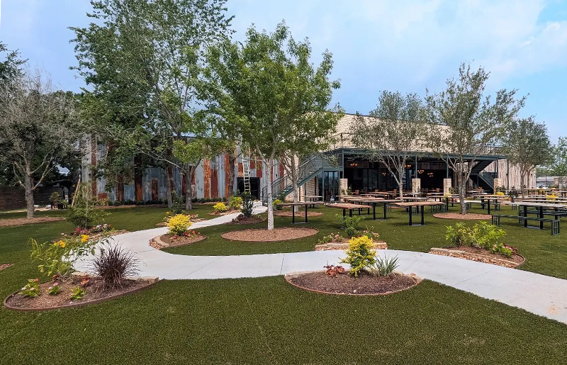 Katy Beer Garden Opens, Celebrating the Revitalization of Historic Katy Rice Dryers