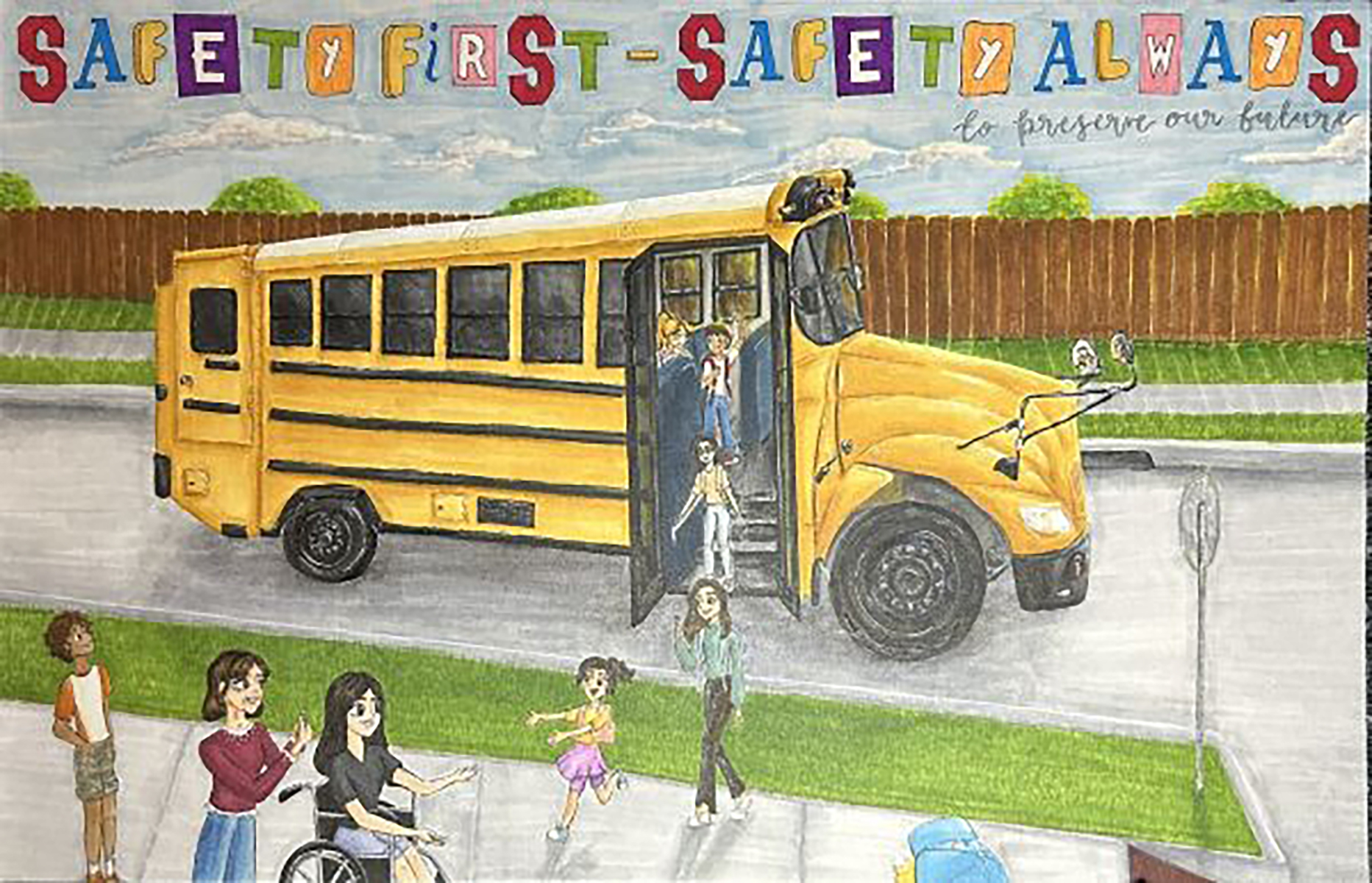 Cy-Fair ISD Students Win Statewide Honors for Bus Safety Posters as District Prepares Full Transportation Comeback