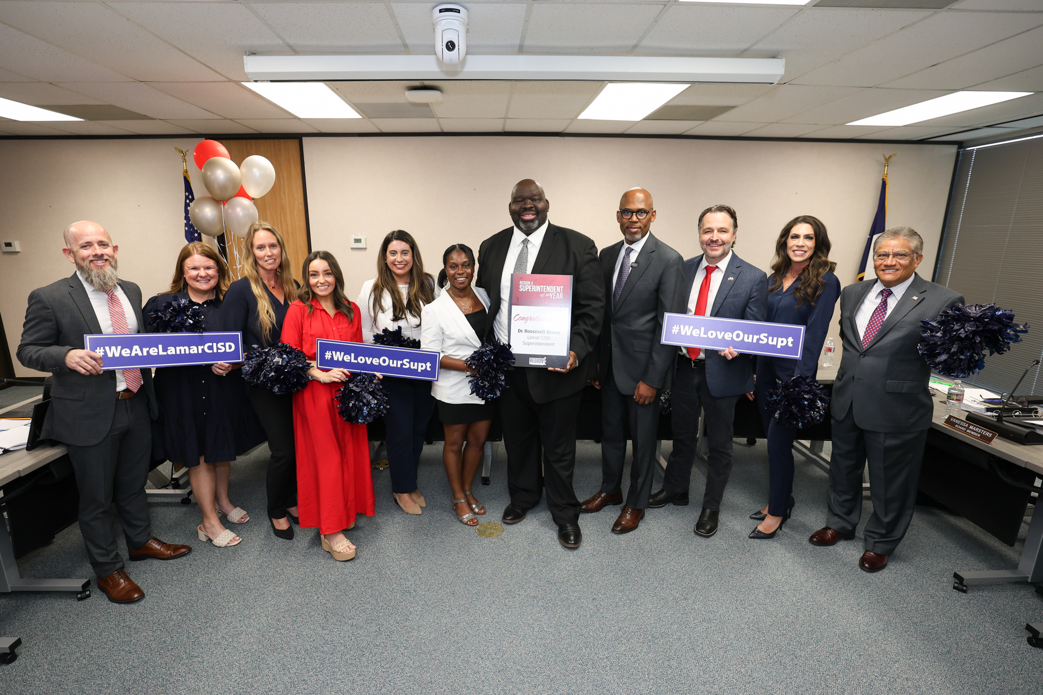 Lamar CISD’s Dr. Roosevelt Nivens Named 2025 Region 4 Superintendent of the Year