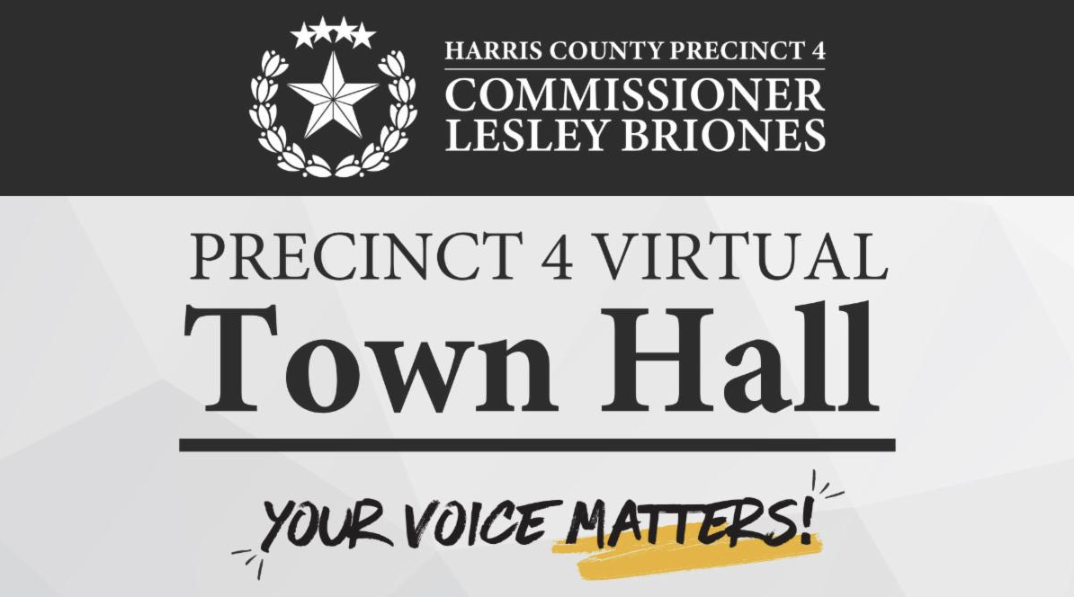 Virtual Town Hall Offers Heritage Park West Residents a Direct Line to Harris County Precinct 4 Leadership
