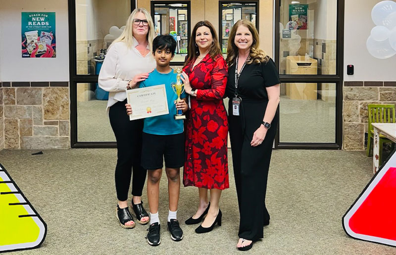 Randolph Elementary Student Spells His Way to Competition
