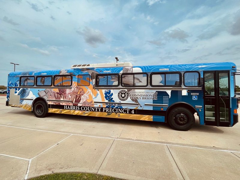 Commissioner Lesley Briones Invites Artists to Transform Harris County Precinct 4 Buses