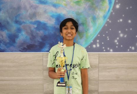 Creech Elementary Fifth Grader Advances to Regional Spelling Bee Competition