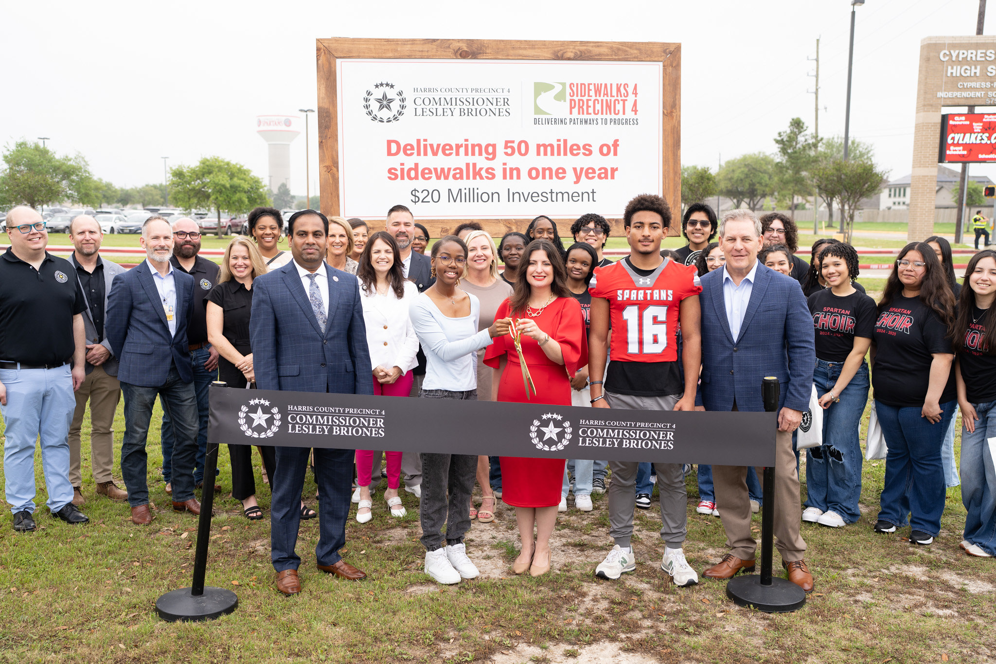 Harris County Precinct 4 'Sidewalks 4 Precinct 4' Initiative Delivers 50 Miles of Safer Walkways in One Year