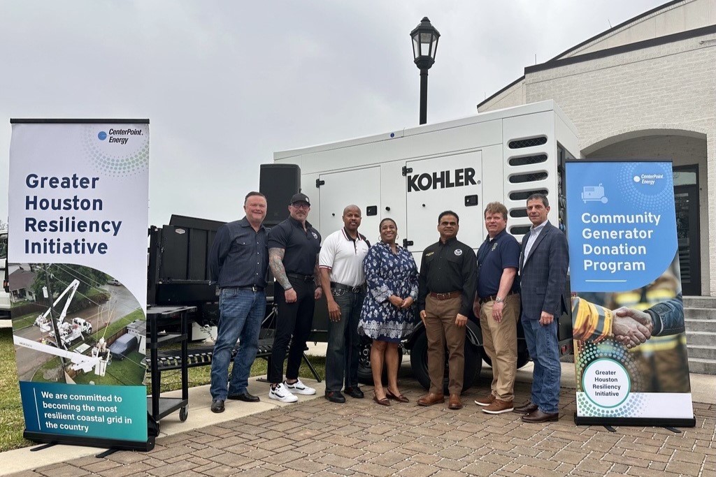 Fort Bend County and CenterPoint Energy Strengthen Disaster Resiliency with Generator Donations
