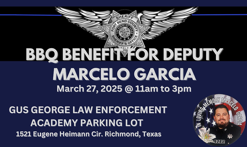 Fort Bend County Mourns Deputy Marcelo Garcia: Community Invited to BBQ Benefit and Memorial Services