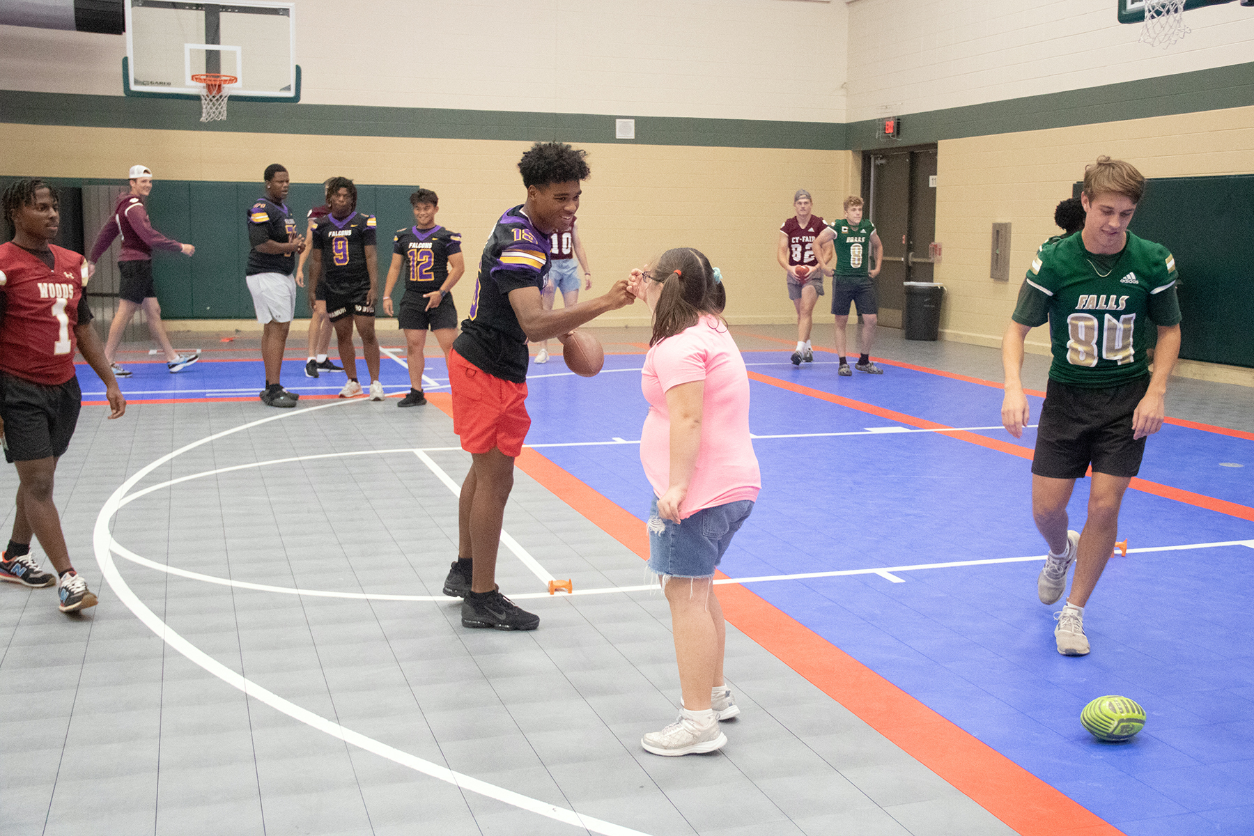 CFISD Football Players Lead Districtwide Camp for Life Skills StudentsÂ
