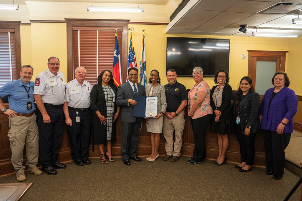 Fort Bend County Honors COVID-19 Frontline Workers and Pandemic Partners as Global Health Emergency Ends