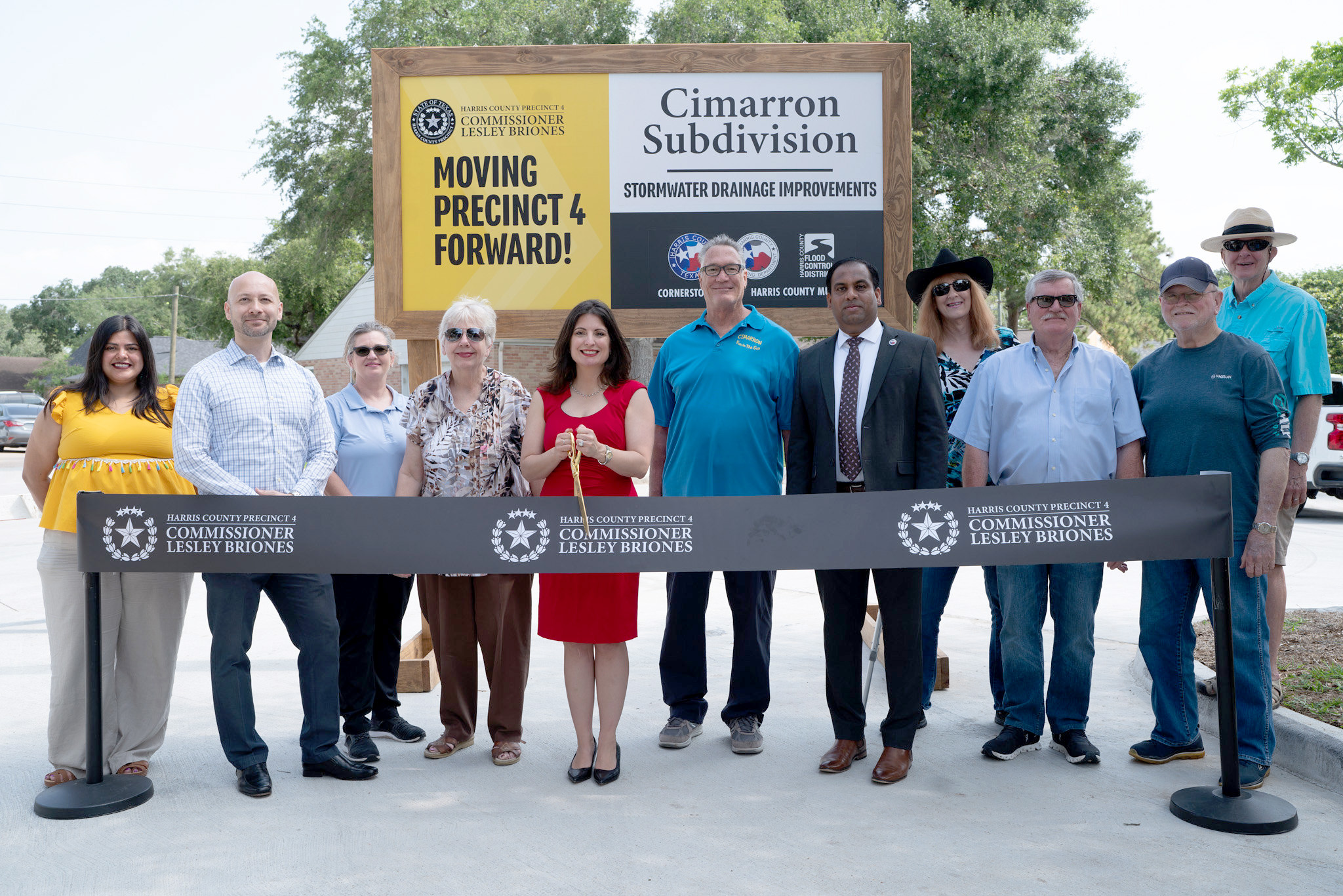 Harris County Precinct 4 Delivers Progress Toward Flood Resiliency for Cimarron Residents