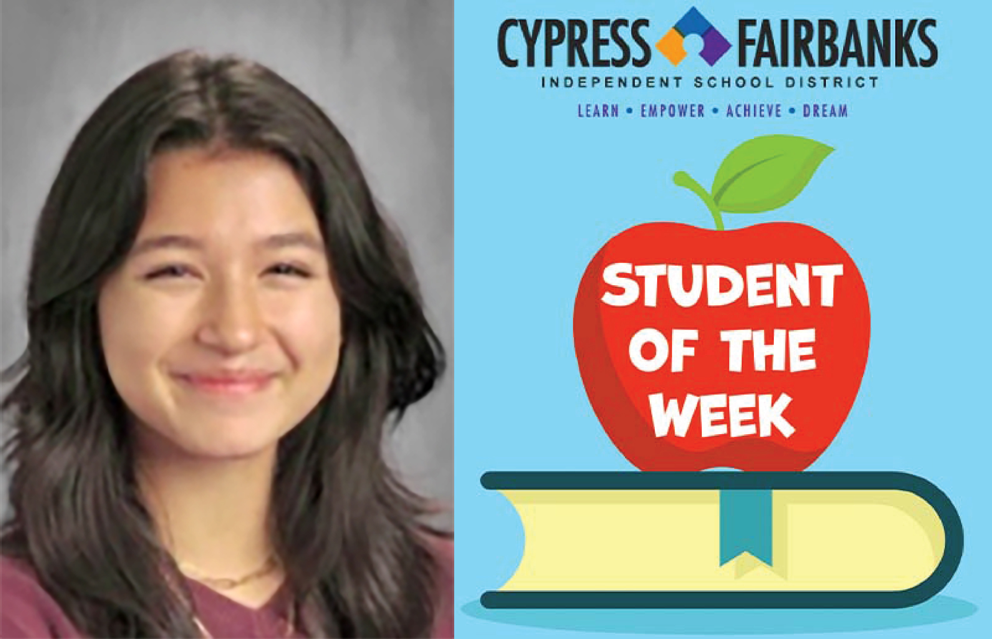 Cypress Springs Senior Named Cy-Fair ISD Student of the Week for Leadership, STEM Excellence, and Community Impact
