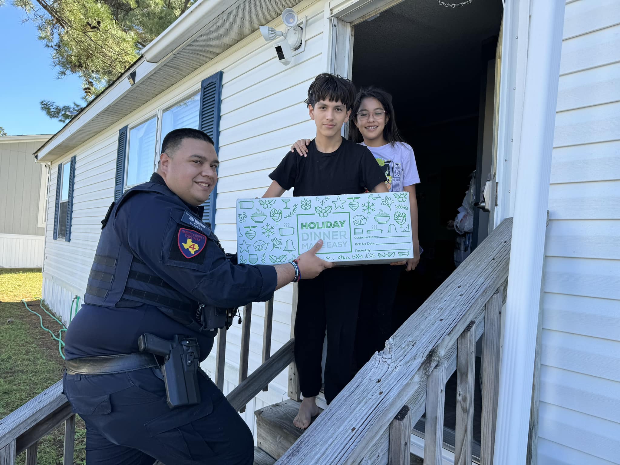 Constable Herman's Office Spreads Thanksgiving Cheer with Operation Turkey Dinner