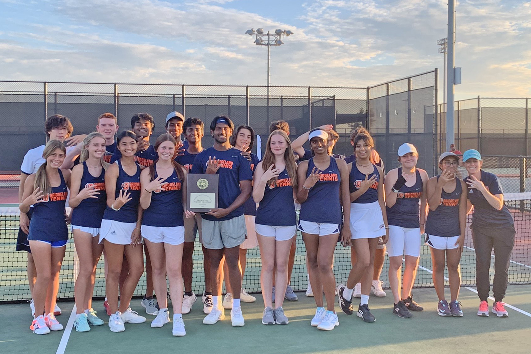 Bridgeland Earns Fourth Consecutive District Team Tennis Championship