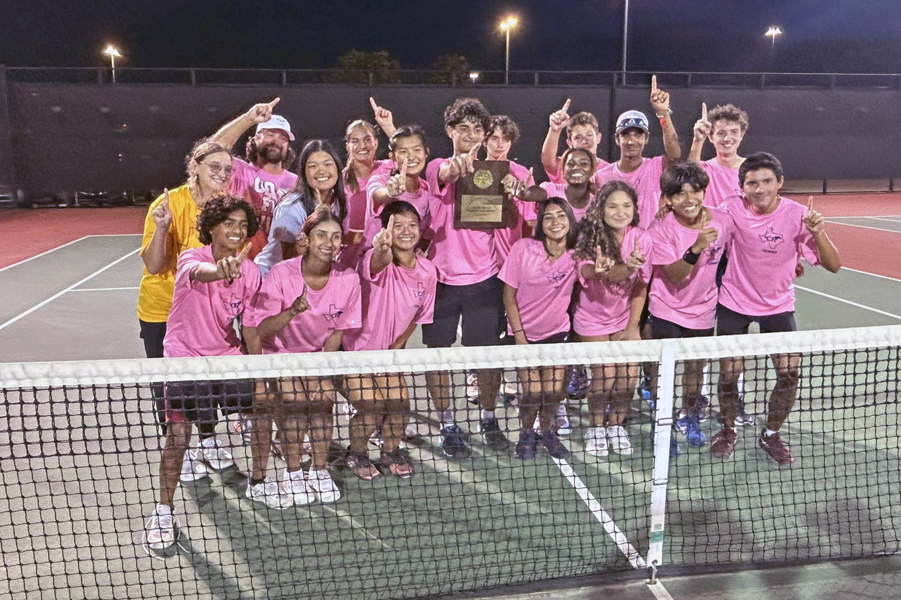 Cy Ranch Claims District Team Tennis Championship; Sixth Since 2014