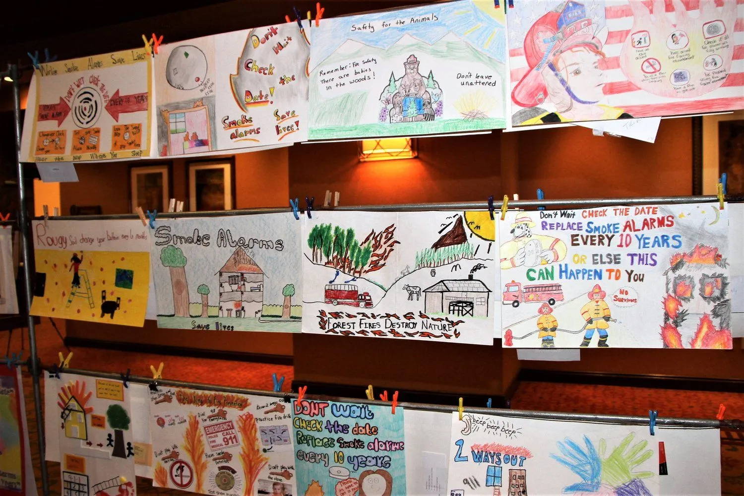 Klein FD, HCESD16 Participate in Annual Fire Prevention Poster Contest