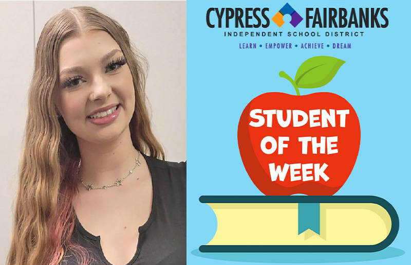 Cy-Springs HS Senior Name CFISD Student of the Week