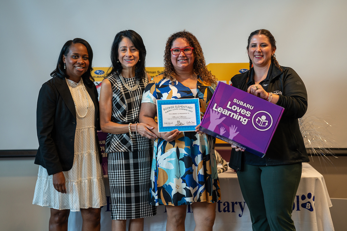 Spring ISD Celebrates Hispanic Heritage MBooker ES Teachers Shine with $10,000 Grant from Team Gillman Subaru North's Subaru Loves Learningonth