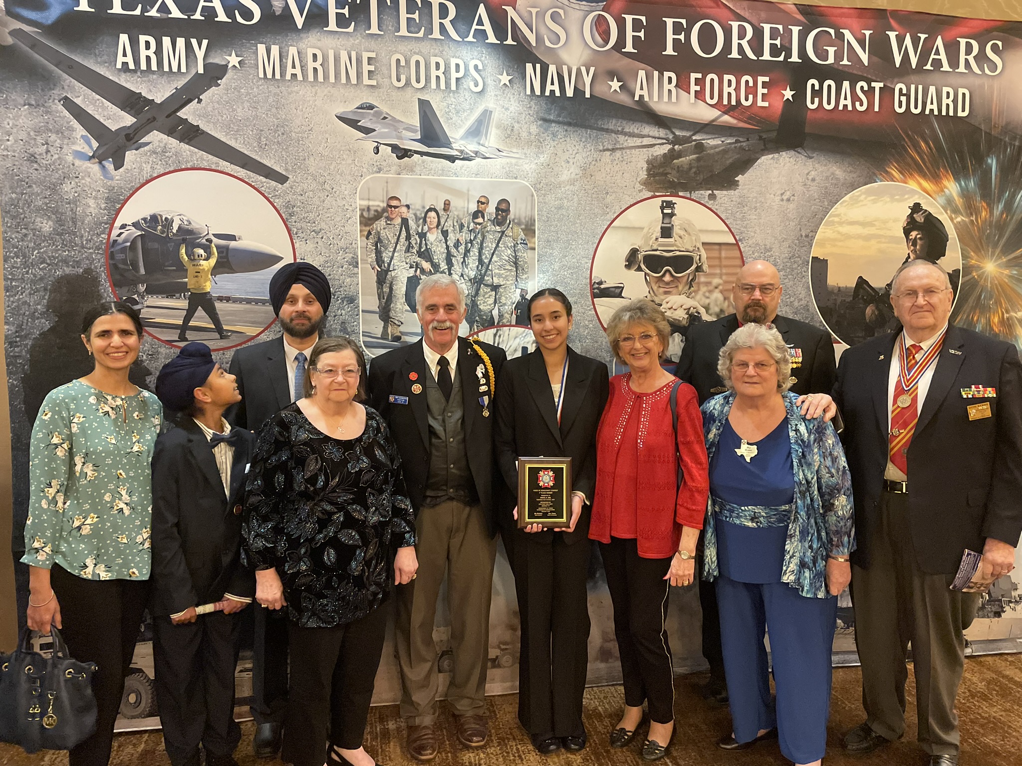 Katy VFW Promotes Patriotism Through Scholarships for High School Students