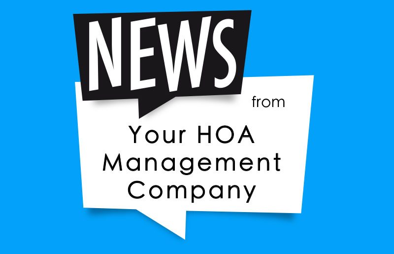 January News from Your HOA