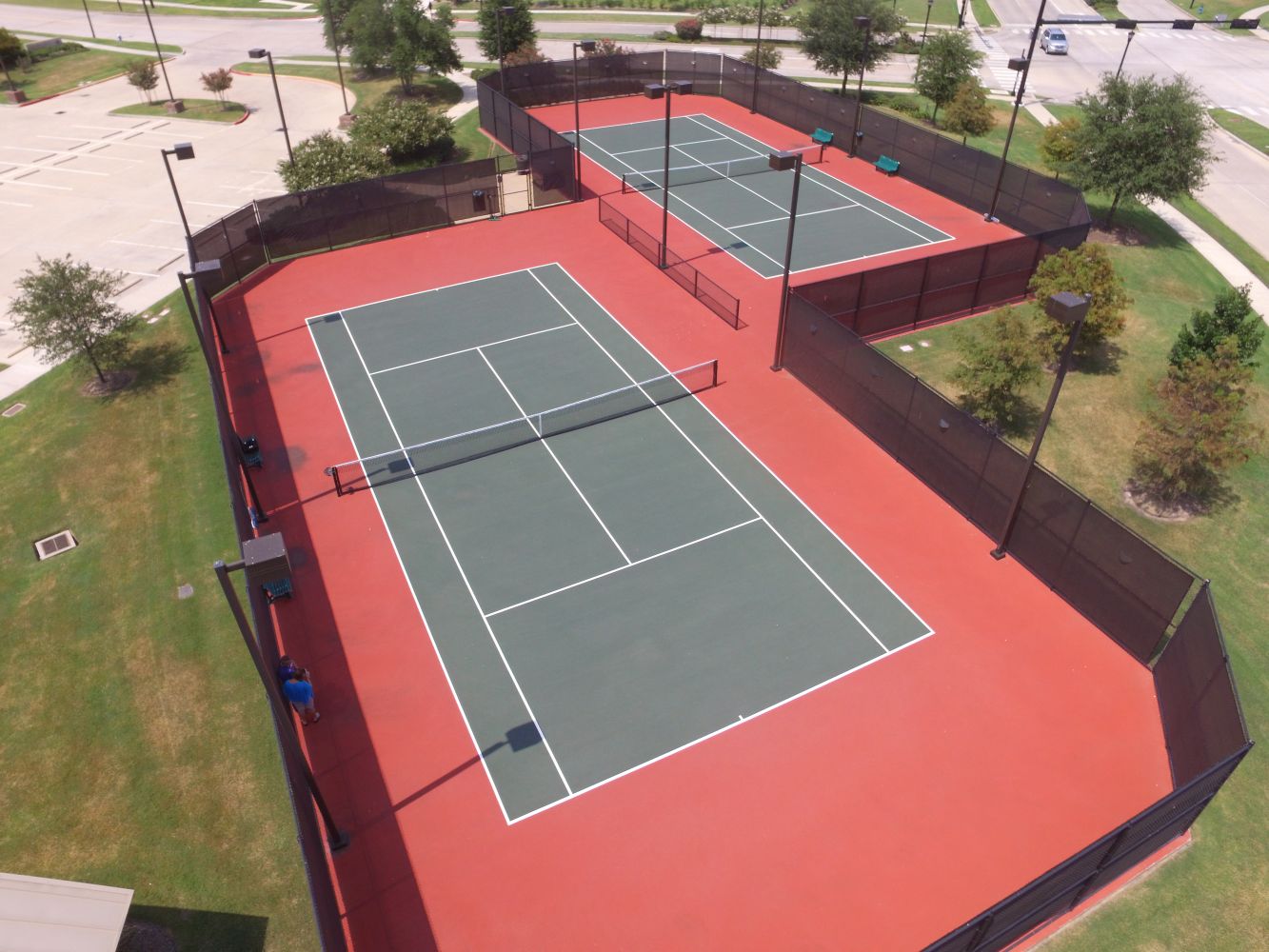 Playing Tennis in Cinco Ranch II