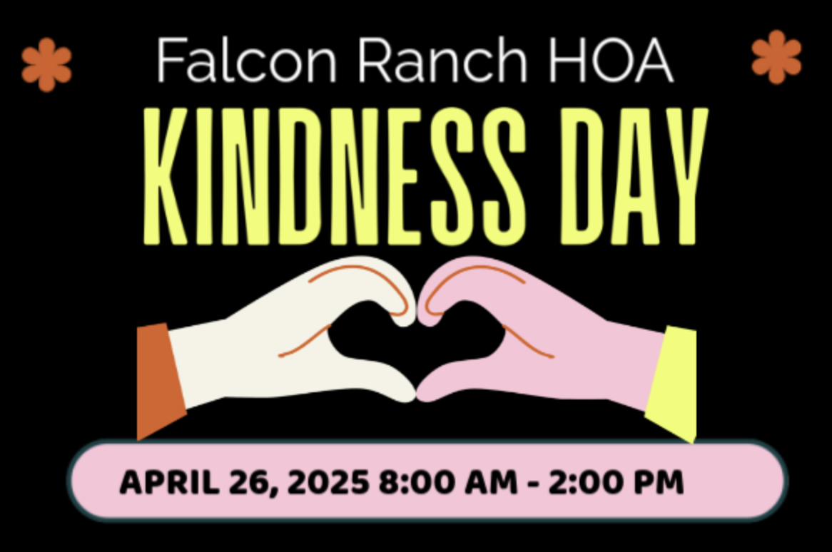 Falcon Ranch HOA Launches First Annual Kindness Day with Neighborhood Clean-Up and Community Celebration