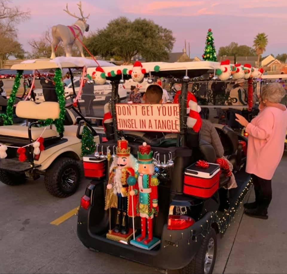 Christmas Golf Cart Parade